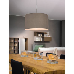 Suspension Pasteri taupe Ø 38 cm E27 60 W EGLO Suspension Pasteri taupe Ø 38 cm E27 60 W EGLO