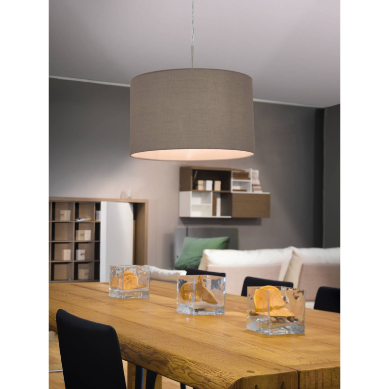 Suspension Pasteri taupe Ø 38 cm E27 60 W EGLO Suspension Pasteri taupe Ø 38 cm E27 60 W EGLO