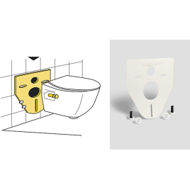 Set d'isolation phonique pour WC suspendu LAFINESS