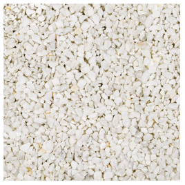 Palette 56 sacs Gravier Carrara concassé en marbre blanc 8 -12 mm 20 kg COBO GARDEN (livraison à domicile)