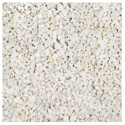 Palette 56 sacs Gravier Carrara concassé en marbre blanc 8 -12 mm 20 kg COBO GARDEN (livraison à domicile)