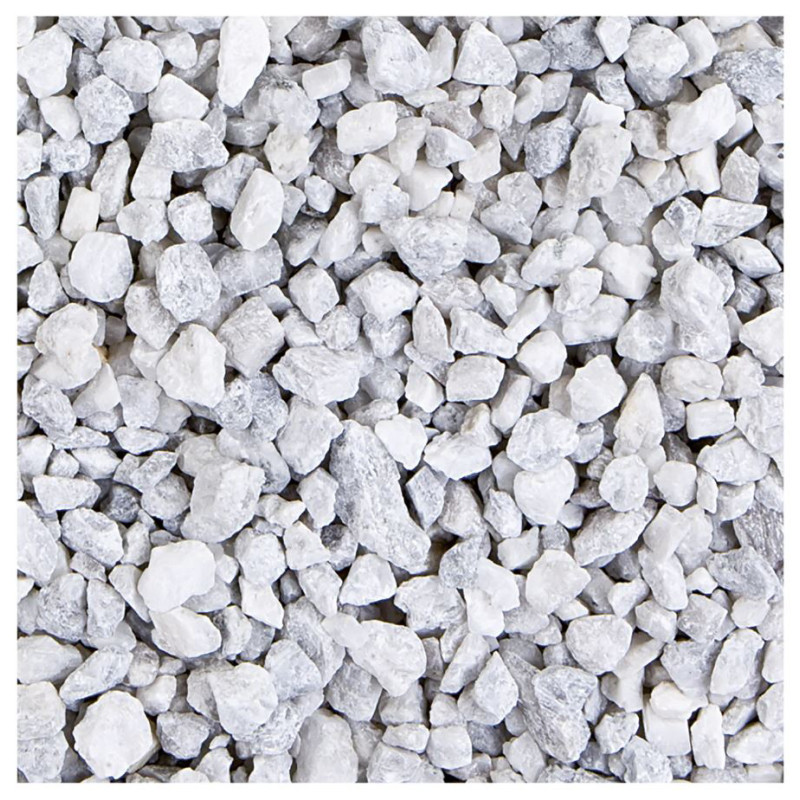 Palette 56 sacs Gravier Gletsjer gris blanc 8-12 mm 20 kg COBO GARDEN (livraison à domicile)