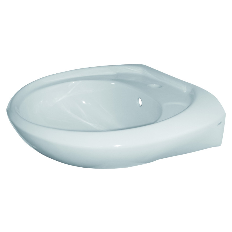 Lavabo Isifix en porcelaine Blanc 55 x 44,5 x 17,5 cm