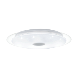 Plafonnier LED Lanciano 1 blanc Ø 40 cm dimmable 18,8 W EGLO