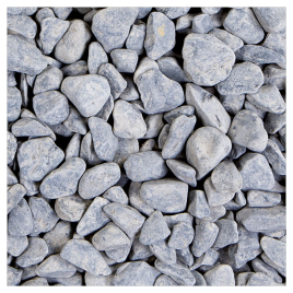Palette 56 sacs Gravier Bluestone Pebbles bleu gris 20-40 mm 20 kg COBO GARDEN (livraison à domicile)