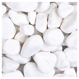 Palette 75 sacs Gravier Carrara en marbre blanc 40-60 mm 20 kg COBO GARDEN (livraison à domicile)