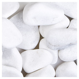 Palette 75 sacs Gravier Carrara en marbre blanc 60-100 mm 20 kg COBO GARDEN (livraison à domicile)