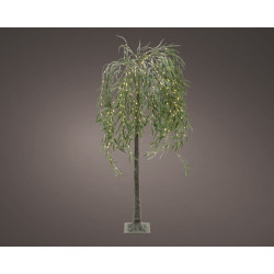 Saule pleureur LED 180 cm blanc chaud LUMINEO