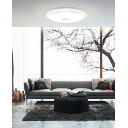 Plafonnier LED Lanciano 1 blanc dimmable Ø 56 cm 33 W EGLO Plafonnier LED Lanciano 1 blanc dimmable Ø 56 cm 33 W EGLO