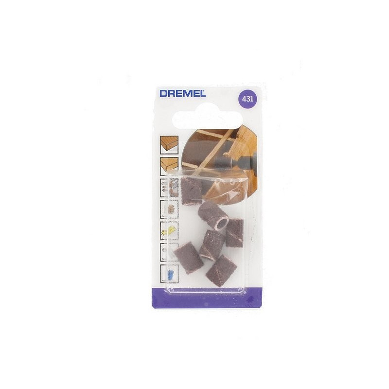 Bandes de ponçage DREMEL grain 60 – Lot de 6 pièces | DREMEL Bandes de ponçage DREMEL grain 60 – Lot de 6 pièces | DREMEL