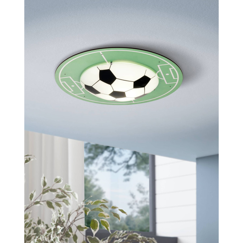Plafonnier Tabara motif football Ø 40 cm E27 60 W EGLO Plafonnier Tabara motif football Ø 40 cm E27 60 W EGLO