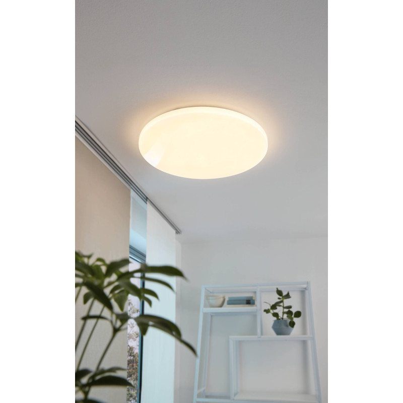 Plafonnier LED Frania-s blanc Ø 55 cm 50 W EGLO Plafonnier LED Frania-s blanc Ø 55 cm 50 W EGLO