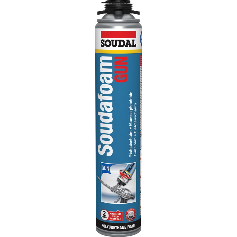 Mousse PU Soudafoam Gun 0,75 L SOUDAL