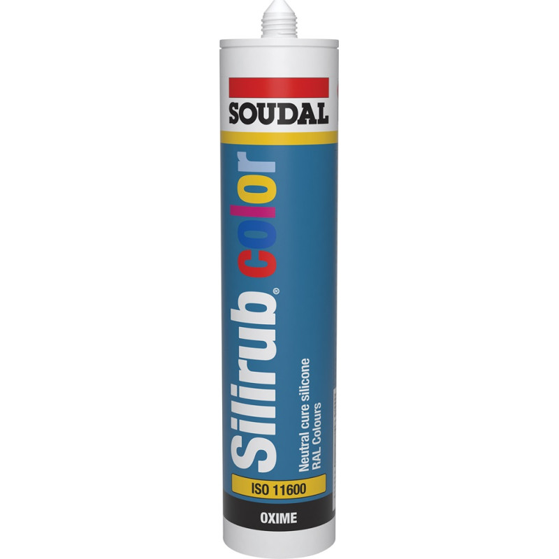 Mastic de jointoyage Silirub Color gris 0,31 L SOUDAL