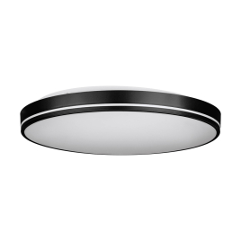 Plafonnier LED Orotava noir et blanc dimmable Ø 39,5 cm 2 × 11 W EGLO