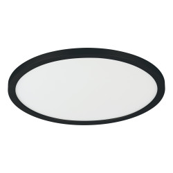 Plafonnier LED Campaspero noir dimmable Ø 29,5 cm 14 W EGLO