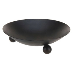 Brasero noir Ø 57 x 15 cm