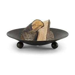 Brasero noir Ø 57 x 15 cm