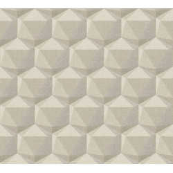 Intissé vinyle 3D beige 53 cm Intissé vinyle 3D beige 53 cm