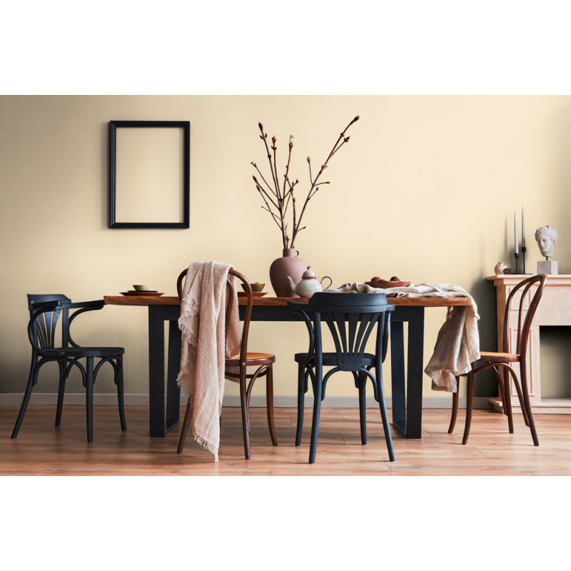 Intissé vinyle Toile jaune 53 cm