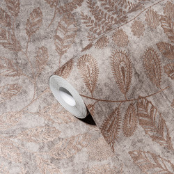 Intissé vinyle Maité rose 53 cm Intissé vinyle Maité rose 53 cm