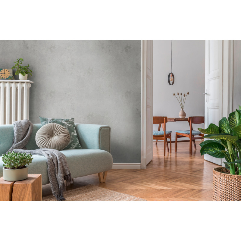 Intissé vinyle Platre gris 53 cm