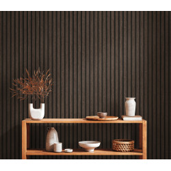 Intissé vinyle Bois wenge 53 cm