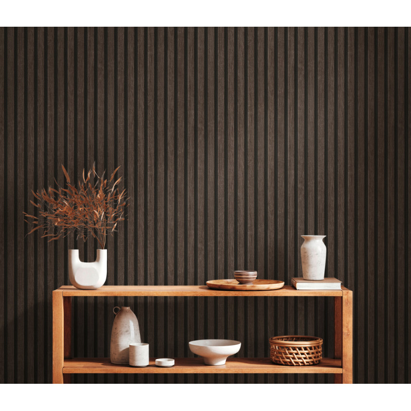 Intissé vinyle Bois wenge 53 cm