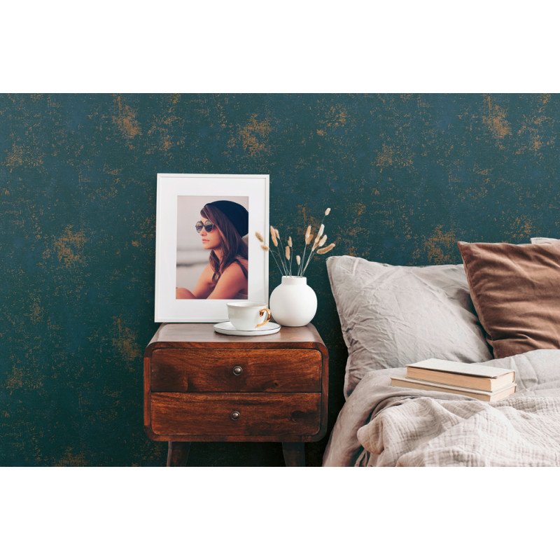 Intissé vinyle Putz bleu 53 cm