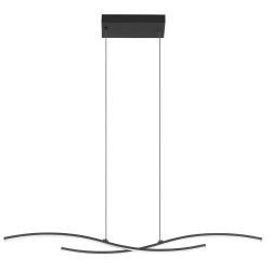 Suspension LED Alboraya noire 20,7 W EGLO