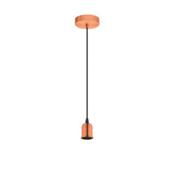 Suspension Yorth cuivre brossé Ø 10 cm 60 W EGLO