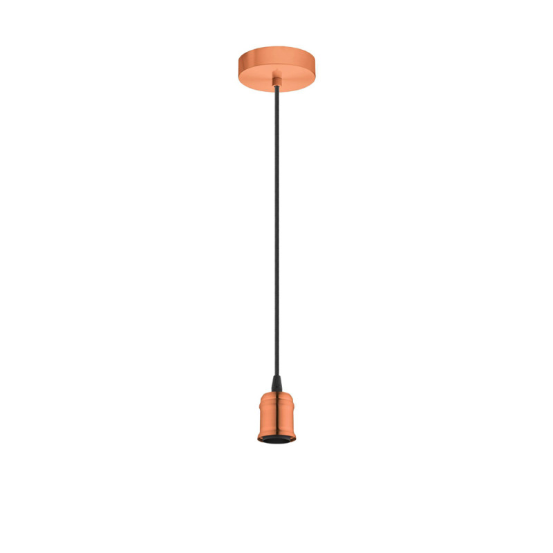 Suspension Yorth cuivre brossé Ø 10 cm 60 W EGLO