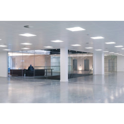 Luminaire à grille LED Salobrena 1 blanc 33 W EGLO