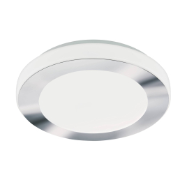 Plafonnier LED Carpi chrome et blanc Ø 30 cm 3 × 3,6 W EGLO