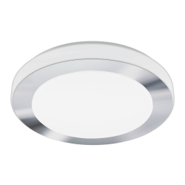Plafonnier LED Carpi chrome et blanc Ø 38,5 cm 3 × 7,3 W EGLO