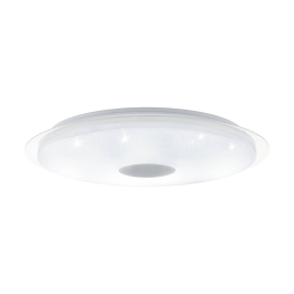 Plafonnier LED Lanciano blanc dimmable Ø 66 cm 36 W EGLO