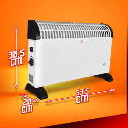 Convecteur électrique 2000 W WARMTECH