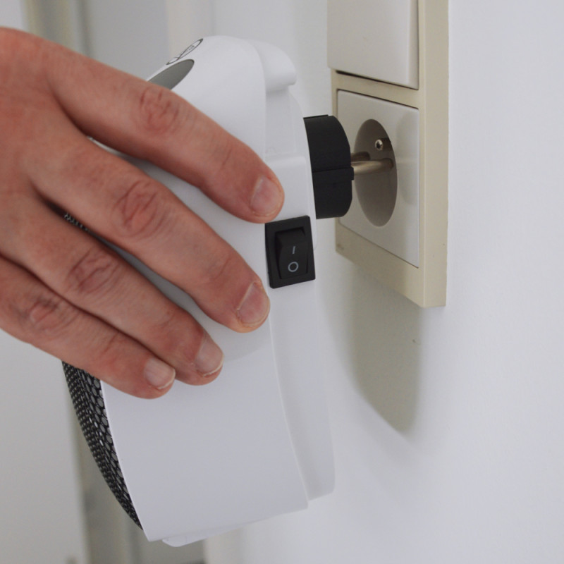 Chauffage céramique Plug In 400 W WARMTECH Chauffage céramique Plug In 400 W WARMTECH