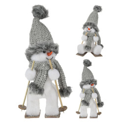 Bonhomme de neige à ski 27 cm
