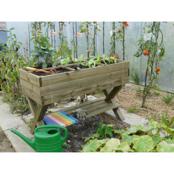 Carré potager sur pieds SOLID 120x60x90cm – Jardinage Facile | SOLID