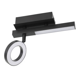 Spot LED Cardillio 2 noir 3,2 W et 2,2 W EGLO Spot LED Cardillio 2 noir 3,2 W et 2,2 W EGLO