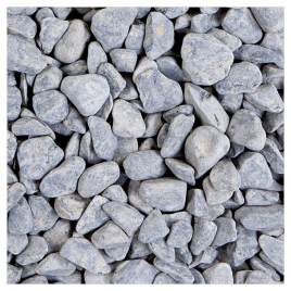 Gravier Bluestone Pebbles bleu gris 20-40 mm 20 kg COBO GARDEN