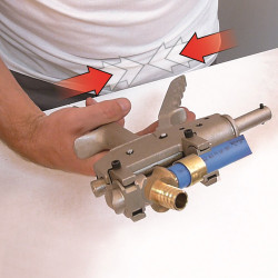 Kit de découpe et sertissage pour tubes en PER MEJIX