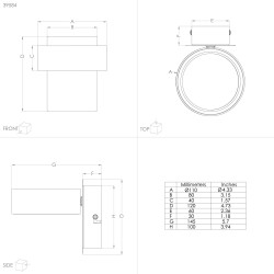 Spot LED Albariza blanc 4,6 W EGLO Spot LED Albariza blanc 4,6 W EGLO