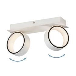 Spot LED Albariza blanc 2 × 4,6 W EGLO Spot LED Albariza blanc 2 × 4,6 W EGLO