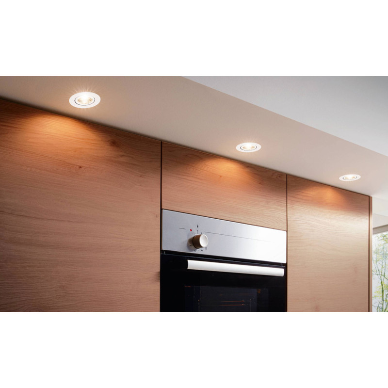 Spot encastrable LED Saliceto blanc dimmable Ø 8,8 cm 6 W EGLO
