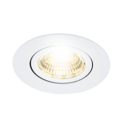 Spot encastrable LED Saliceto blanc dimmable Ø 8,8 cm 6 W EGLO