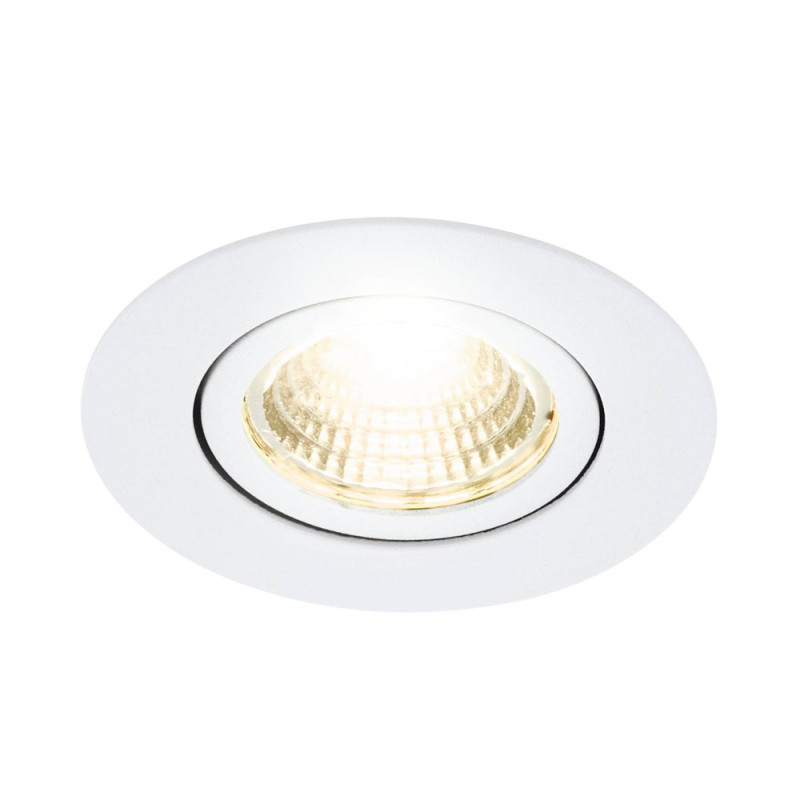 Spot encastrable LED Saliceto blanc dimmable Ø 8,8 cm 6 W EGLO