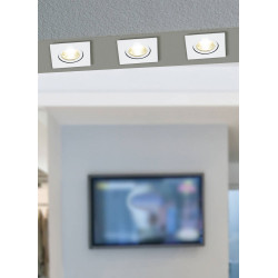 Spot encastrable LED Saliceto blanc dimmable 6 W EGLO Spot encastrable LED Saliceto blanc dimmable 6 W EGLO