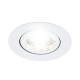 Spot encastrable LED Saliceto blanc dimmable Ø 8,8 cm 6 W EGLO
